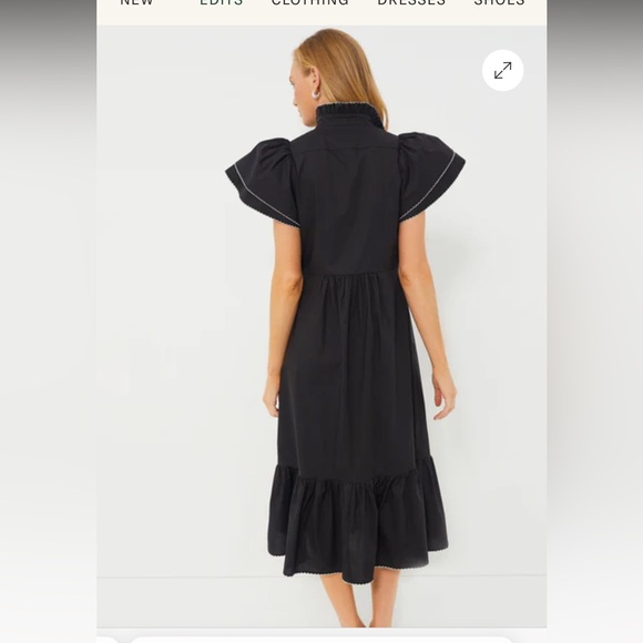 Black midi dress by Tuckernuck - Picture 3 of 12